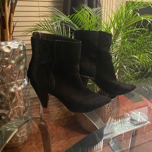 Black New Directions Point Toe Booties Size 10